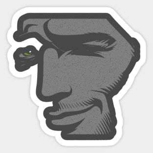 Sly Smile Sticker